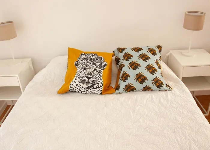 Ola ! Central Lightning Quiet View Garden 10mn Airport 公寓 Lisboa